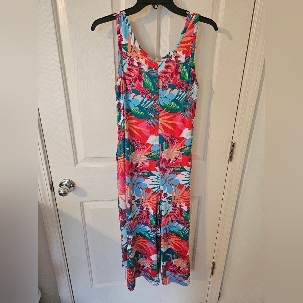 Koolaburra By UGG Tropical Summer Jumpsuit Stretchy Size S - Picture 5 of 6